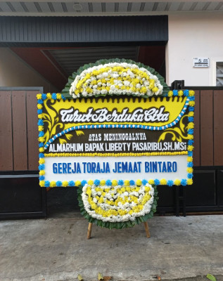 Papan Bunga Duka di Moora